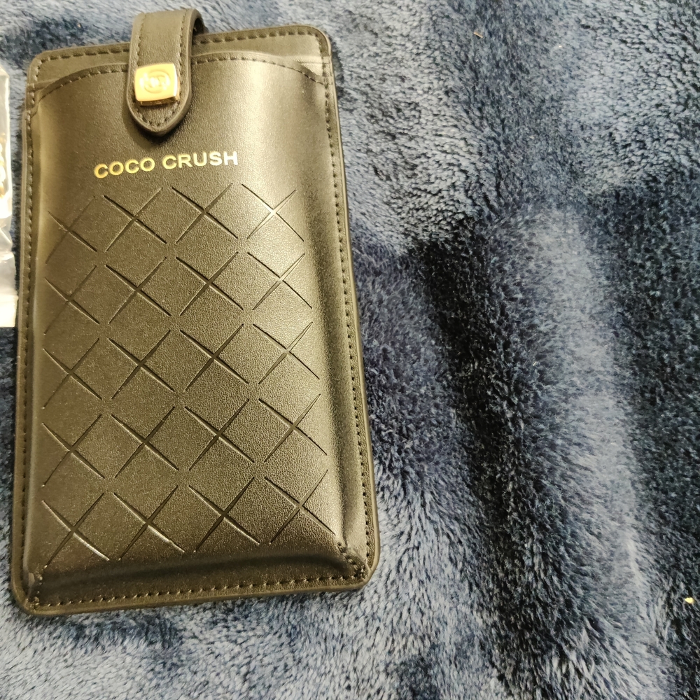 CHANEL Black Coco Crush Phone Holster